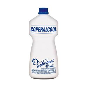 Álcool Tradicional Coperalcool 46 Embalagem 1L