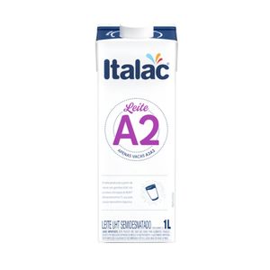 Leite UHT Semidesnatado A2 Italac Caixa 1L