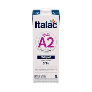 Leite UHT Integral A2 Italac Caixa 1L