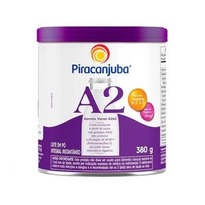 Leite em Pó Integral Instantâneo A2 Piracanjuba Lata 380g