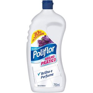 Cera Líquida Auto Brilho Poliflor Incolor 750ml Oferta!