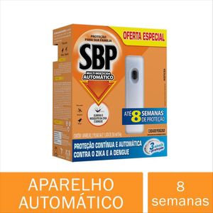 Multi Inseticida Aerossol Automático SBP Aparelho + Refil 250ml - Duração até 8 semanas