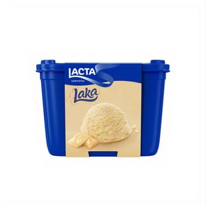 Sorvete Laka Chocolate Branco Lacta Pote 1,5L