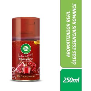 Aromatizador de Ambiente Bom Ar Automático Aerossol Freshmatic Aroma Sense Romance Refil 250ml