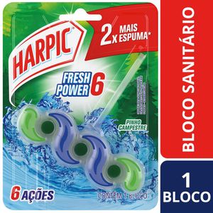Bloco Sanitário Harpic Fresh Power 6 Pinho