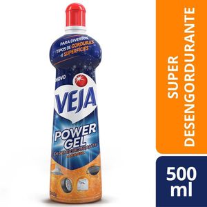 Super Desengordurante Veja Power Gel Laranja 500ml