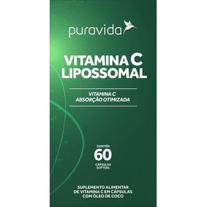 Suplemento alimentar Puravida Vitamina C Lipossomal 60 cápsulas