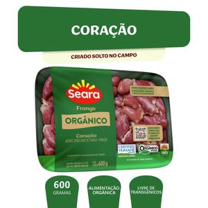 Coração bandeja Seara Orgânico 600g