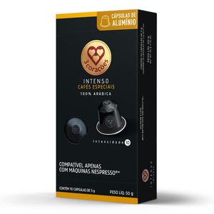 Capsula de Café Intenso Compativel com Nespresso 3 Corações 10 unid