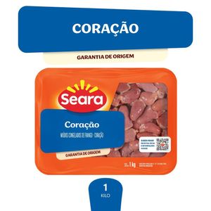 Coração de frango bandeja Seara 1kg