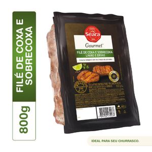 Filé de coxa e sobrecoxa limão e ervas Seara Gourmet 800g