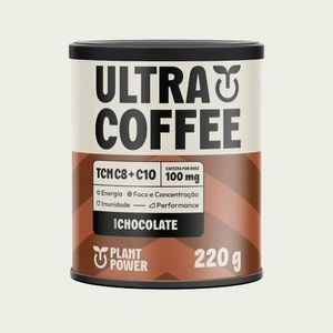 Suplemento Ultracoffee Plant Power Sabor Chocolate Pote 220g